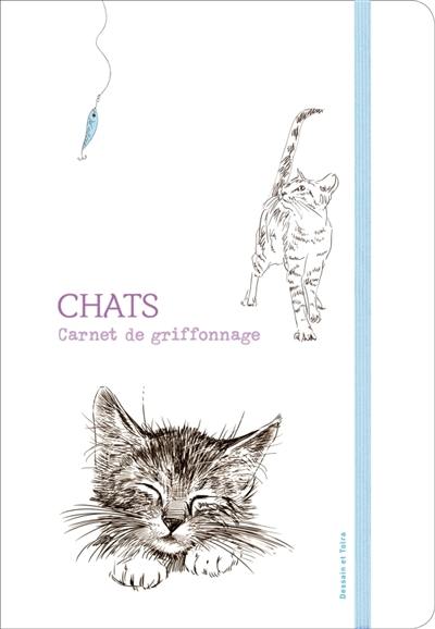 Carnet de griffonnage. Carnet de griffonnage chats