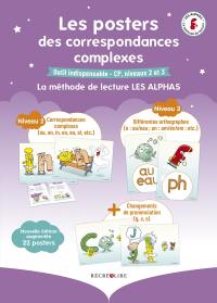 La planète des Alphas. Les posters des correspondances complexes : outil indispensable, CP, niveaux 2 et 3