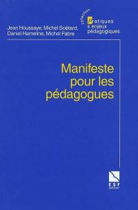 Manifeste pour les pédagogues