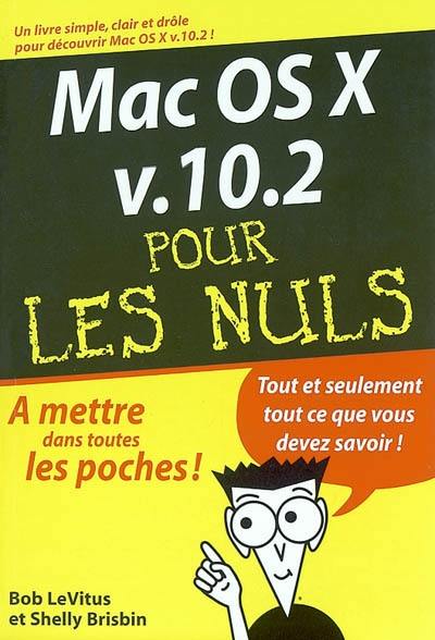 Mac OS X v. 10.2 pour les nuls