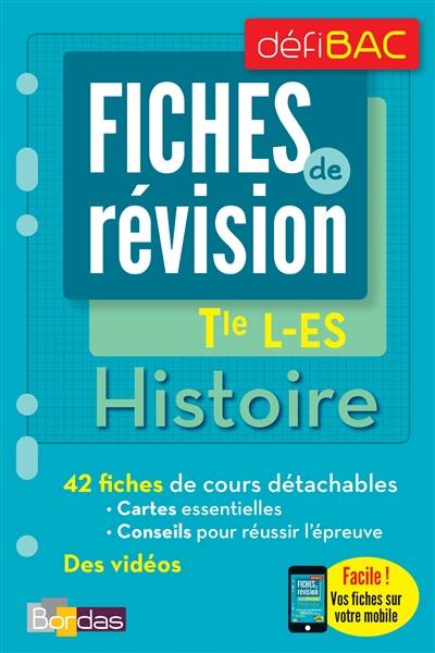 Histoire, terminale L, ES : fiches de révision