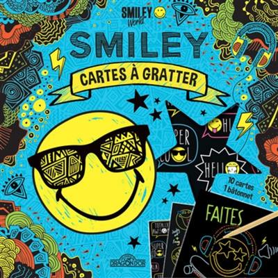 Smiley : cartes à gratter : cool