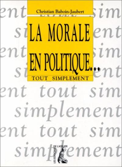 La morale en politique