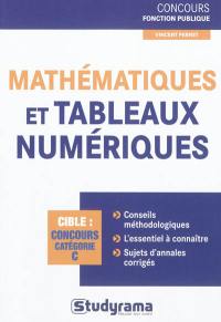 Mathématiques et tableaux numériques : concours catégorie C