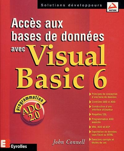 Accès aux bases de données avec Visual Basic 6