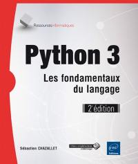 Python 3 : les fondamentaux du langage