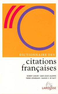 Dictionnaire des citations françaises