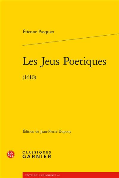 Les jeus poétiques : 1610