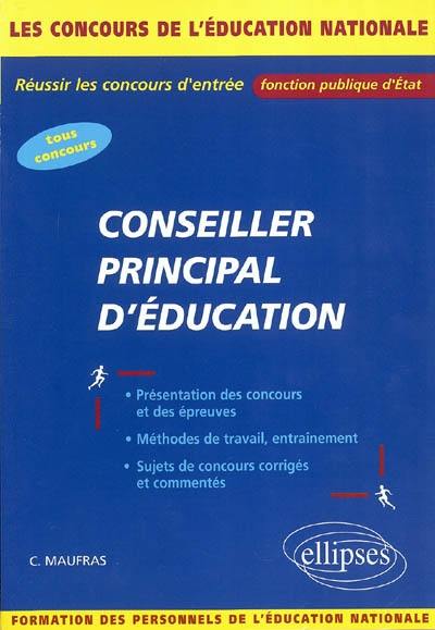 Conseiller principal d'éducation : concours externe, interne, réservé, professionnel, troisième voie