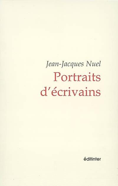 Portraits d'écrivains