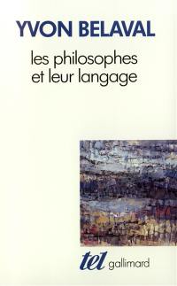 Les Philosophes et leur langage