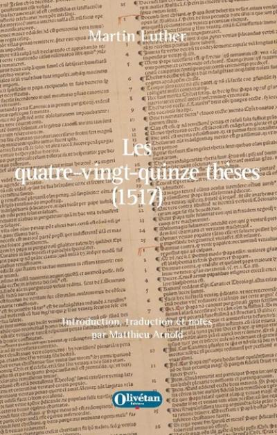 Les quatre-vingt-quinze thèses (1517)