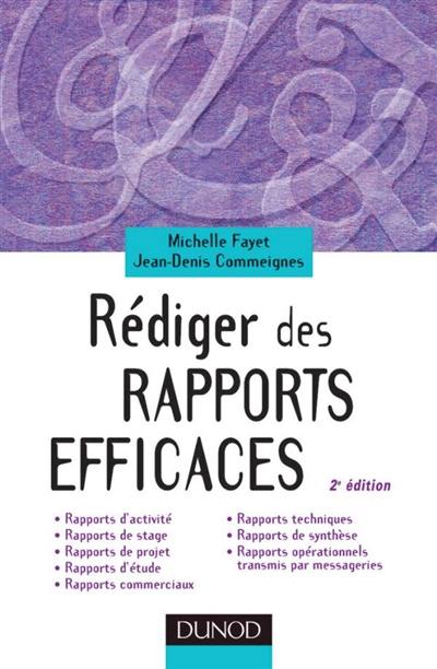 Rédiger des rapports efficaces