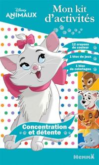 Disney animaux : mon kit d'activités : concentration et détente