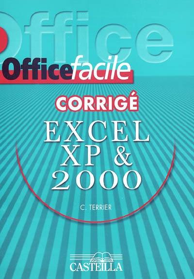 Corrigé Excel XP (2002) & 2000