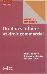 Droit des affaires et droit commercial