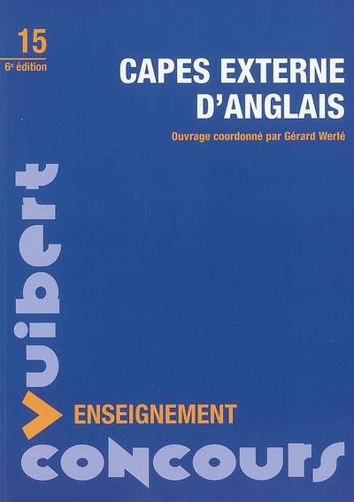 CAPES externe d'anglais