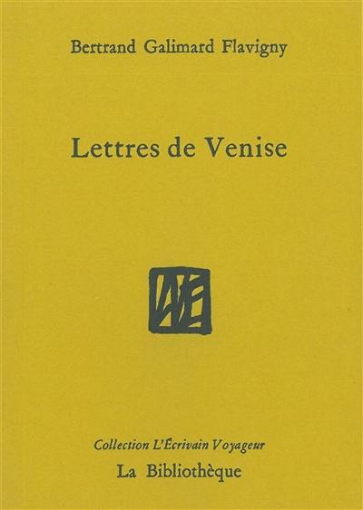 Lettres de Venise