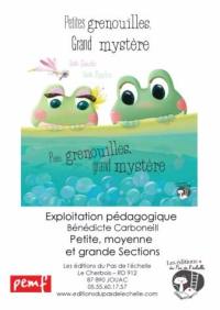 Petites grenouilles, grand mystère : fichier multi niveaux maternelle : petite, moyenne et grande sections