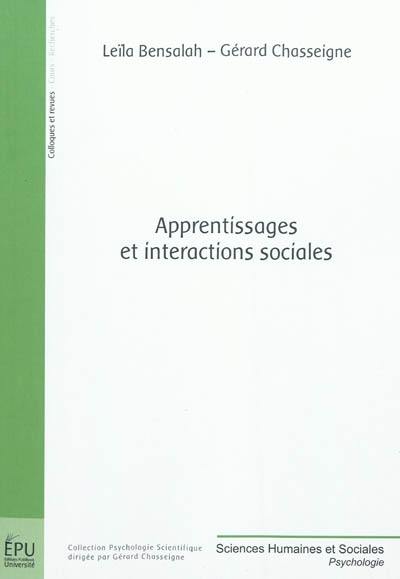 Apprentissages et interactions sociales