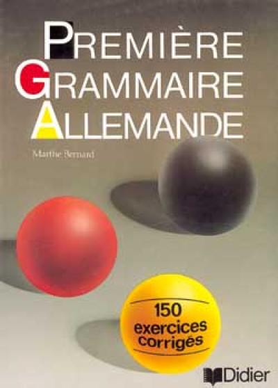 Première grammaire allemande