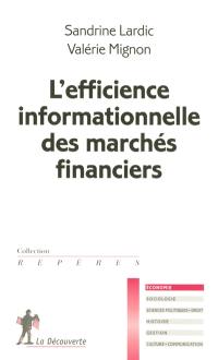 L'efficience informationnelle des marchés financiers