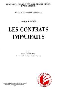 Les contrats imparfaits