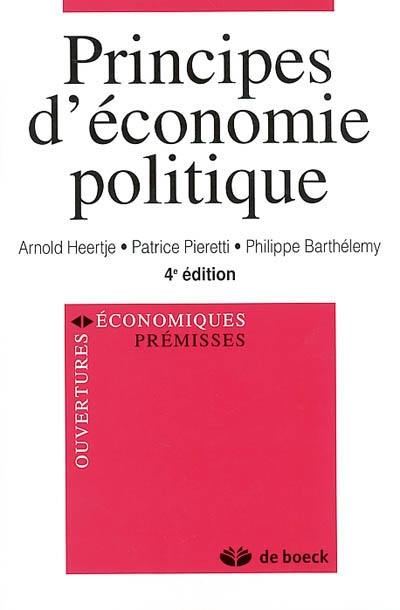 Principes d'économie politique