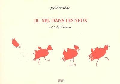 Du sel dans les yeux : petits dits d'oiseaux