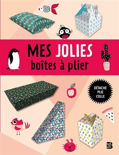 Mes jolies boîtes à plier : rouge