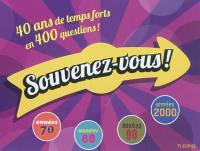 Souvenez-vous : 40 ans de temps forts en 400 questions !