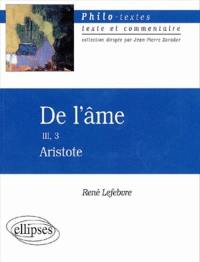 De l'âme, III, 3, Aristote