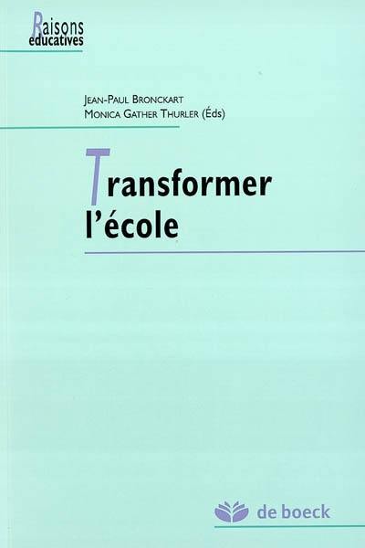 Transformer l'école