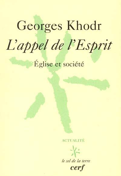 L'appel de l'Esprit : Eglise et société