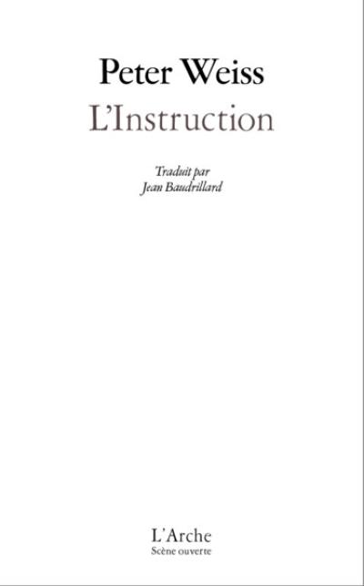 L'instruction : oratorio en onze chants. Ma localité. Laocoon ou Les limites de la langue