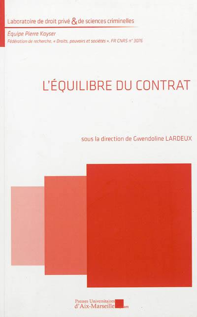 L'équilibre du contrat