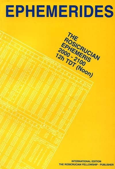Ephémérides, 2000-2100, à 12 heures. The ephemeris 2000-2100 12H