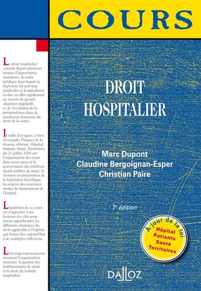 Droit hospitalier