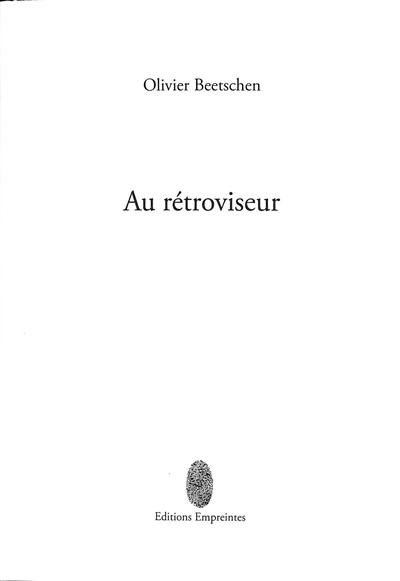 Au rétroviseur