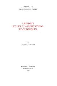 Aristote et les classifications zoologiques