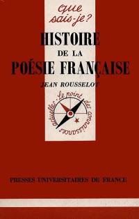 Histoire de la poésie française