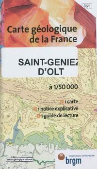 Saint-Geniez-d'Olt : carte géologique de la France à 1:50.000