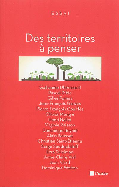 Des territoires à penser