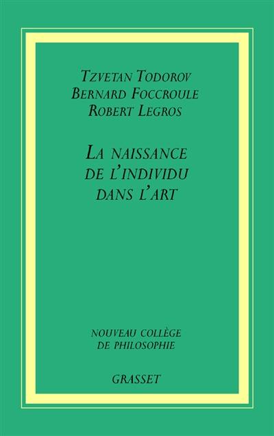 La naissance de l'individu dans l'art