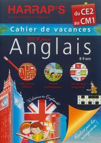 Cahier de vacances anglais Harrap's : du CE2 au CM1, 8-9 ans