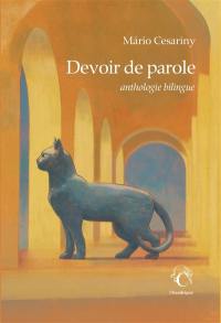 Devoir de parole : anthologie bilingue