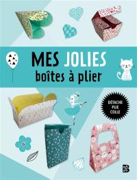 Mes jolies boîtes à plier : bleu