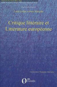 Critique littéraire et littérature européenne