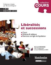 Libéralités et successions