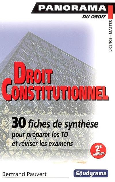 Droit constitutionnel : théorie générale : Ve République